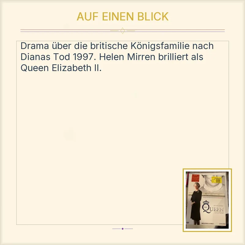 Die Queen DVD Helen Mirren Stephen Frears Biografischer Film Oscar 2
