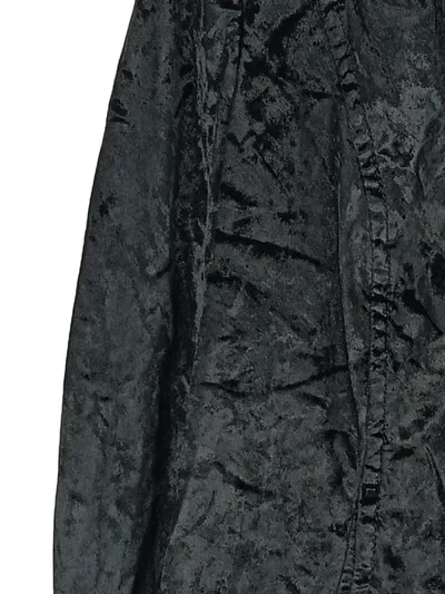 MISS SIXTY Damen Jacke Gr. L Samt Optik Schwarz Elegant Knopfleiste