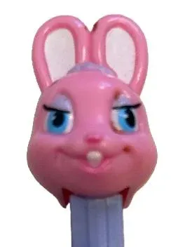 PEZ Spender Figur Hase weiblich Rosa 13cm Sammlerstück Candy Dispenser