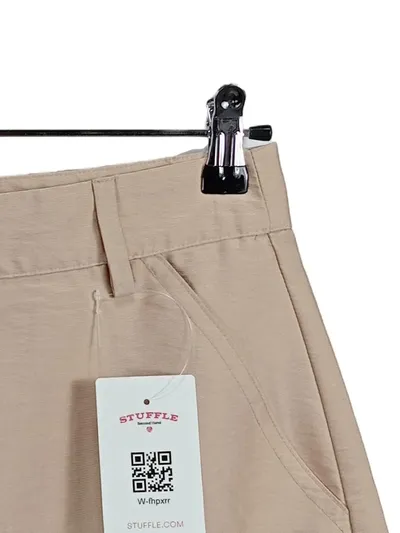 Saint Tropez Damen Cargo Hosenrock Beige Gr. L 42 Midirock Freizeit