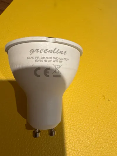Greenline LED Leuchtmittel GU10 4W Warmweiß 38° SMD 175-250V