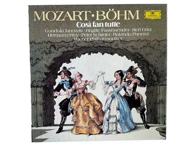 Mozart Così fan tutte Vinyl LP Böhm Wiener Philharmoniker Deutsche Grammophon