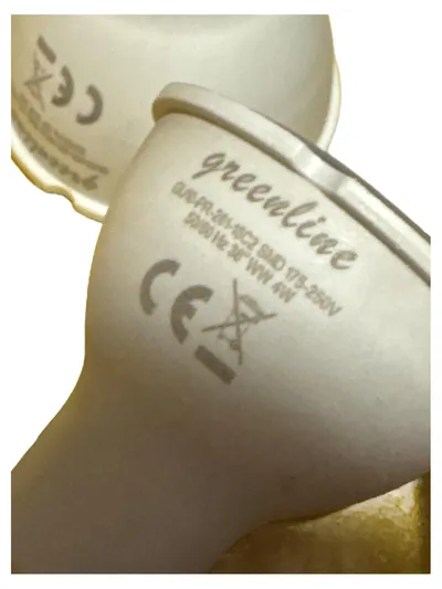 Greenline LED Leuchtmittel GU10 4W Warmweiß 36° SMD 175-250V Spot
