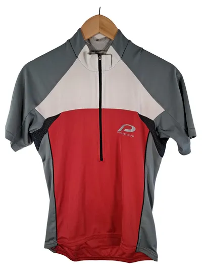 Protective Herren Radtrikot Kurzarm Gr. 54 XL Rot Grafisch Sportlich Polyester