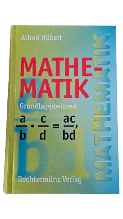 Mathematik Grundlagenwissen Alfred Hilbert Bechtermünz Verlag Fachbuch