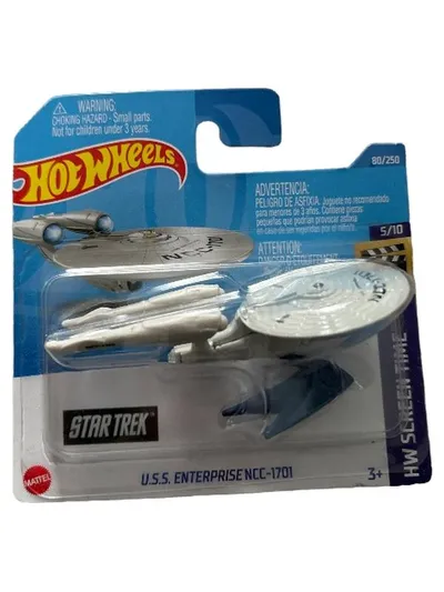 Hot Wheels U.S.S. Enterprise NCC-1701 Modellfahrzeug Silber 9 cm