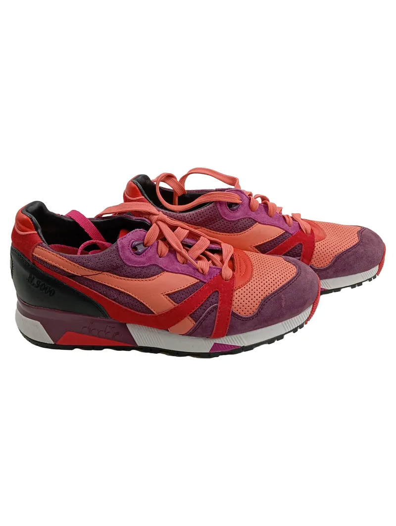 Diadora N9000 Extra Butter Herren Sportschuhe Leder Retro Mehrfarbig 41 1