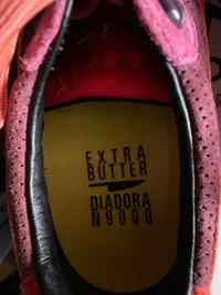 Diadora N9000 Extra Butter Herren Sportschuhe Leder Retro Mehrfarbig 41 3