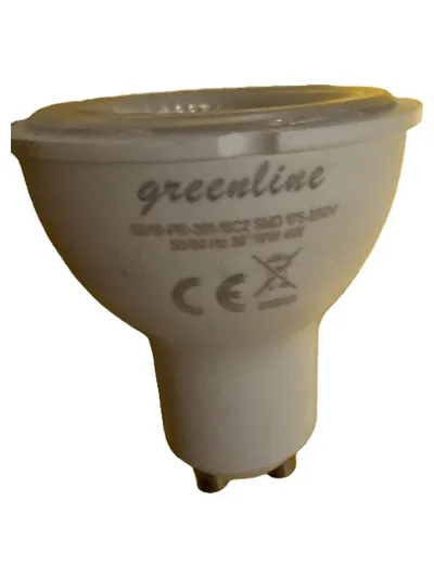 Greenline LED Leuchtmittel GU10 4W Warmweiß 38° SMD 175-250V Spot