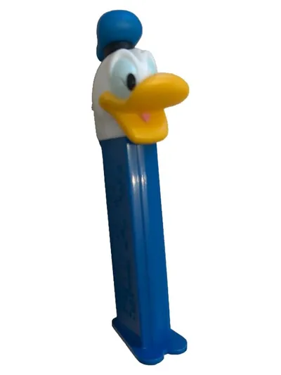 PEZ Spender Donald Duck Figur Sammlerstück Ente Blau 13 cm