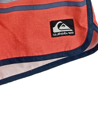 Quiksilver Kinder Badeshorts Gr. 140 gestreift sportlich Freizeit Polyester