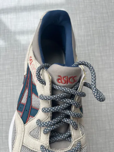 ASICS GEL-LYTE V Damen Sneaker Sportschuhe Gr. 38 Grau Blau Retro