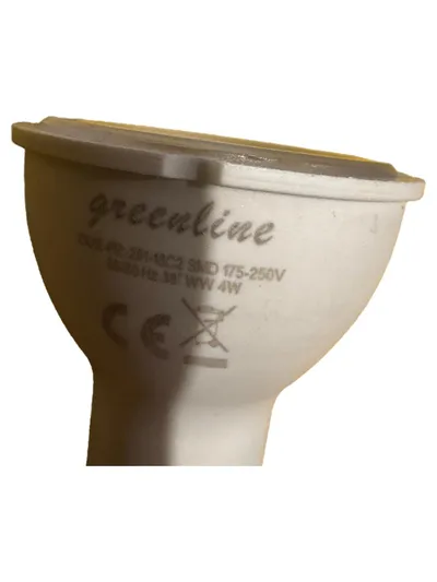 Greenline LED Leuchtmittel GU10 4W Warmweiß 38° SMD 175-250V Spot Strahler