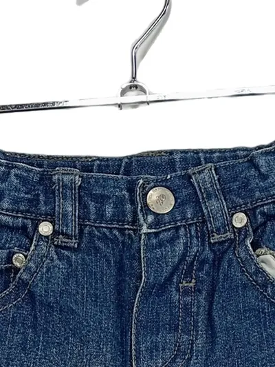 My Little Bear Jeans Kinder Hose Blau Uni Regular Fit Gr. 74