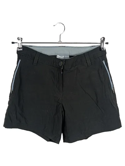 Crivit Damen Sport Shorts Outdoor Gr. 38/M Schwarz Polyamid