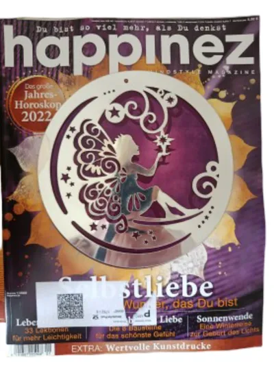Happinez 1/2022 Zeitschrift Selbstliebe Psychologie Horoskop 2022