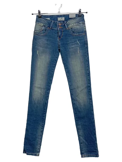 LTB Damen Jeans Straight Leg Blau Gr. 26/32 Blue Addicted Stretch