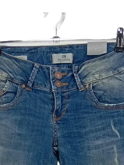 LTB Damen Jeans Straight Leg Blau Gr. 26/32 Blue Addicted Stretch