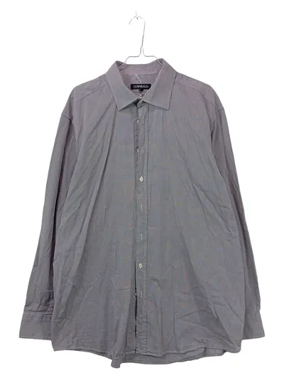 Dornbusch Business Hemd Herren Kariert Baumwolle Grau Gr. 54 XL
