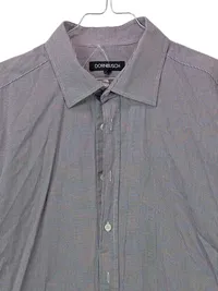 Dornbusch Business Hemd Herren Kariert Baumwolle Grau Gr. 54 XL 2