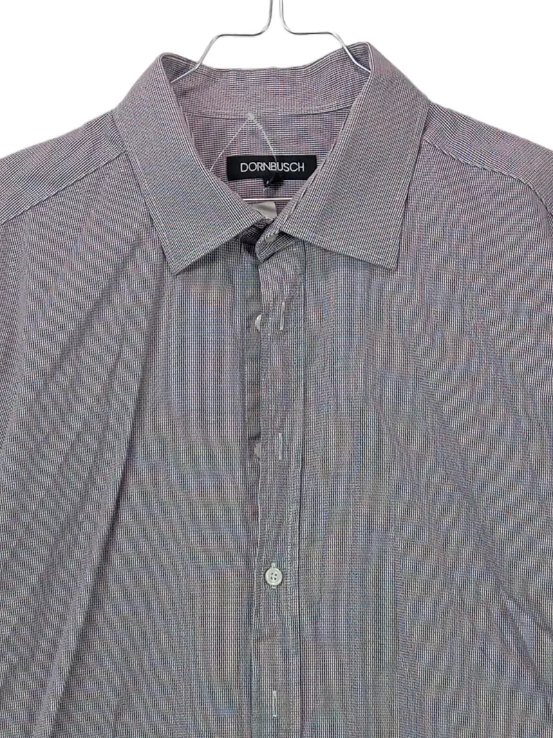 Dornbusch Business Hemd Herren Kariert Baumwolle Grau Gr. 54 XL 2