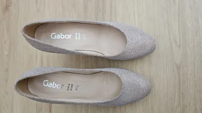 Gabor Pumps Damen Gr. 37,5 Rosa Glitzer Soft & Smart Elegant Absatzschuhe
