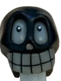 PEZ Spender Skelett Totenkopf Fan Sammlerstück Grau 11 cm