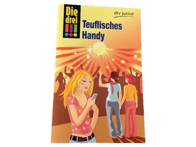 Die drei !!! Teuflisches Handy Taschenbuch Jugend Krimi dtv junior