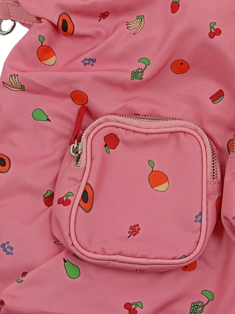 Coccinelle Umhängetasche Damen Groß Rosa Grafisch Polyester Freizeit 2