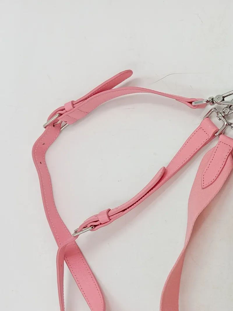 Coccinelle Umhängetasche Damen Groß Rosa Grafisch Polyester Freizeit 4
