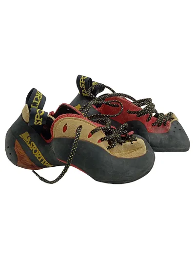 La Sportiva Kletterschuhe Damen Gr. 35 Mehrfarbig Leder Schnürung