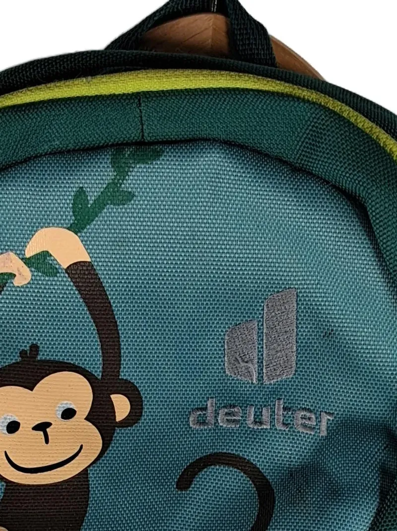 Deuter Kinder Rucksack Tiermotiv Türkis Polyester Outdoor Schule 28cm 2