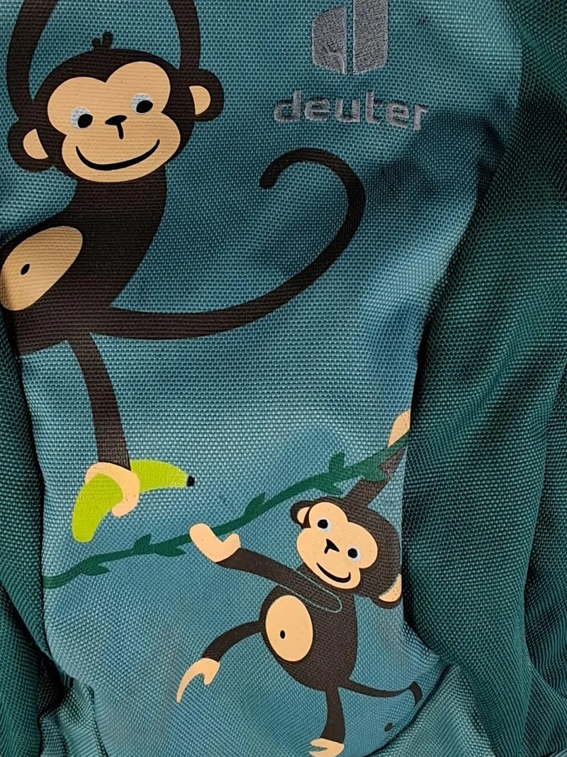Deuter Kinder Rucksack Tiermotiv Türkis Polyester Outdoor Schule 28cm 3