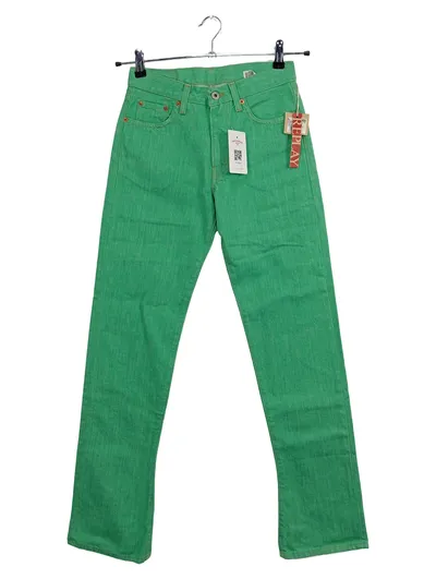 Replay Blue Jeans Destroyed Damen Hose Gr. W26/L32 Grün Baumwolle