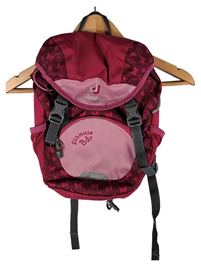 Deuter Schmusebär Kinderrucksack Mädchen Rosa Tiermotive Stickerei Freizeit 30cm