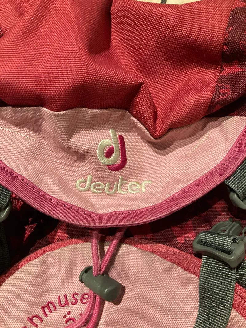 Deuter Schmusebär Kinderrucksack Mädchen Rosa Tiermotive Stickerei Freizeit 30cm 2