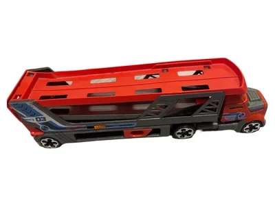 Hot Wheels Autotransporter LKW Spielzeug Kunststoff Rot 40 cm