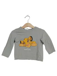 Disney König der Löwen Simba Langarmshirt Kinder Gr. 74 Grau 1