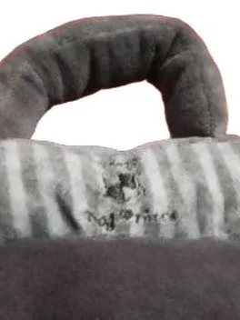 Trixie Kuscheltier Aktentasche Hundespielzeug Grau 23x12 cm