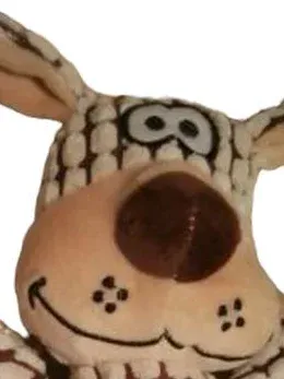 Trixie Stofftier Hund Katzenspielzeug Plüsch 26 cm Beige