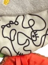 Fehn Schmusetuch Elefant Greifling Baby Spielzeug Mehrfarbig Knistertuch 3