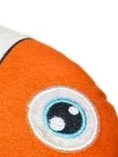 KNITTY FRIENDS Fisch Kuscheltier Plüschtier Orange 15cm