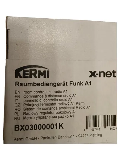 Kermi X-net Raumbediengerät Funk A1 BX03000001K Raumthermostat Funk NEU