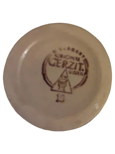 Gerzit Steinkrug 0,25l Weinmotiv Trauben Keramik Weinkrug Vintage