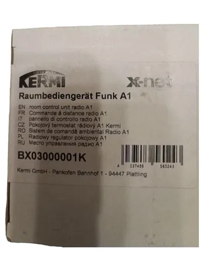 Kermi X-net Raumbediengerät Funk A1 BX0300001K Raumthermostat Weiß