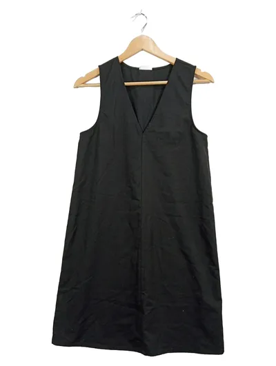 Noisy May Damen Kleid Schwarz Gr. XS V-Ausschnitt Ärmellos Minikleid