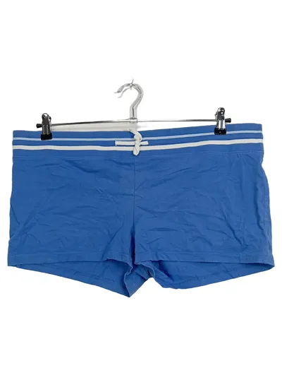 OKAY Herren Badeshorts Blau Gr. 44 Baumwolle Sportlich Kordelzug