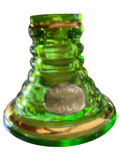 2x Römergläser Schnapsgläser Likör Glas Landschaft Traditionell 9cm Grün