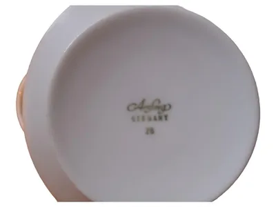 Arzberg Suppentasse mit Henkel Blumenmuster Porzellan Vintage