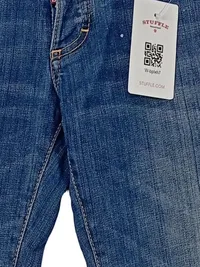 Dsquared2 Damen Slim Fit Jeans Destroyed Look Blau Gr. 42 W33 2